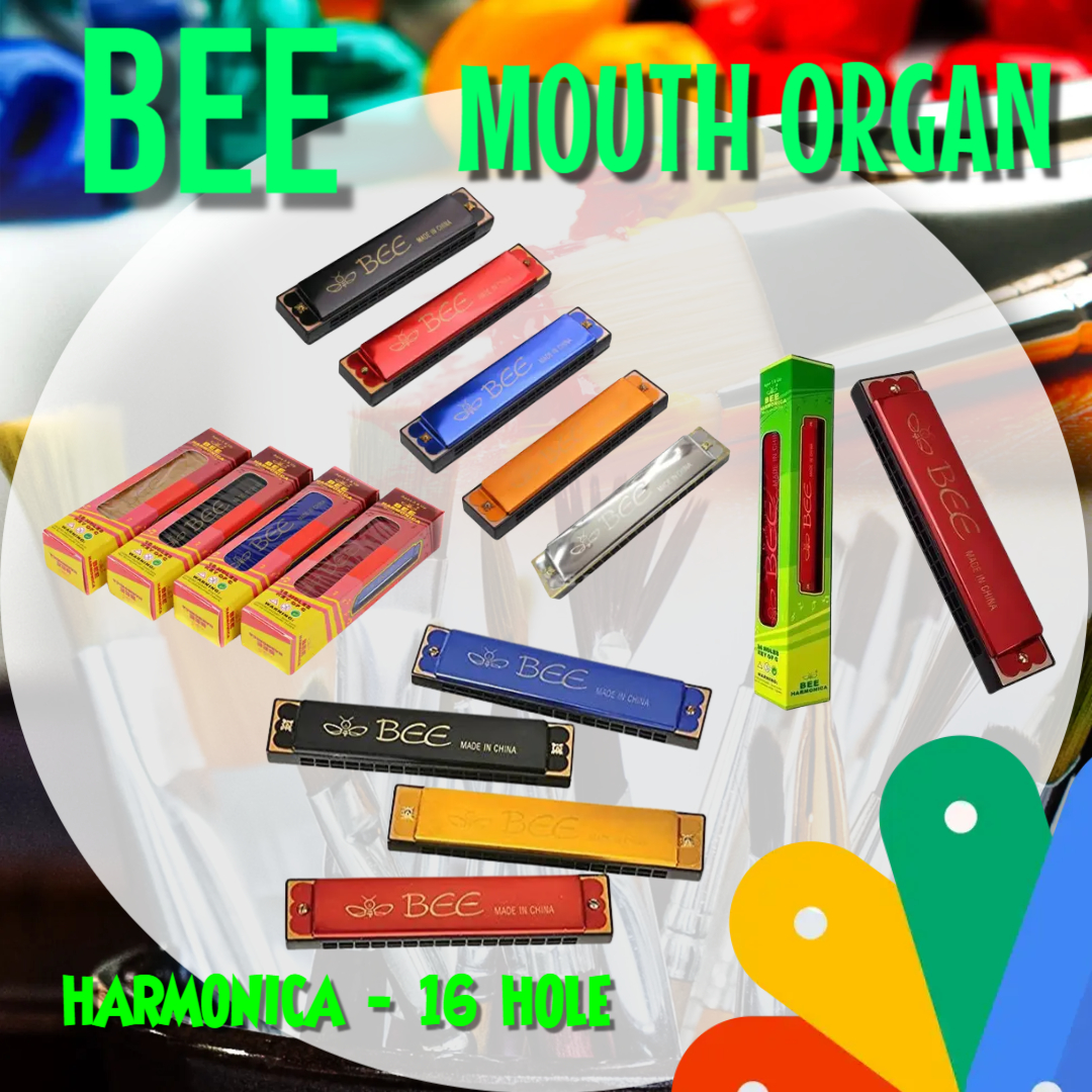 Bee 16 Holes Simple Tone Quality Harmonica Mouth Organ